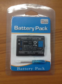2000mAh 3.7 V baterie Reîncărcabilă Litiu-ion Baterie Pack pentru Nintendo 3DS Înlocuirea bateriei cu instrumente