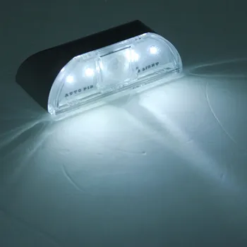 4 LED-uri de Lumină Eficiente Energetic Portabil Pasarelă Wireless Mânerul Ușii Senzor de Perete Ușa din Față Gradina Lumina de Noapte Lampă în aer liber #45