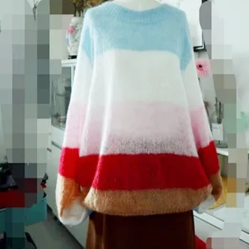 500Meter/grup de înaltă calitate lână mohair lână de iarnă eșarfă șal pulover fir DIY de mână-tricotate de culoare fir de 0.25 KG