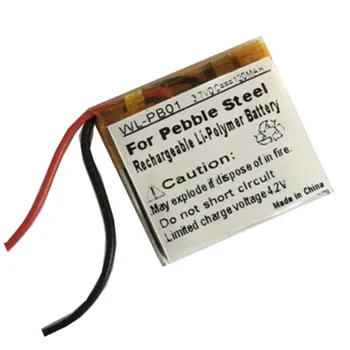 Baterie pentru Pebble Steel Watch Li-Polimer-Polimer Reîncărcabilă Acumulator Pachet Înlocuire P140116 3.7 V 120mAh+Cod piesă