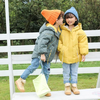 DIMUSI Iarna Baieti Jachete Copii Copii Gros Cald Parka cu Gluga Haine de Moda pentru Copii Fete Uza Canadiană Jachete Îmbrăcăminte