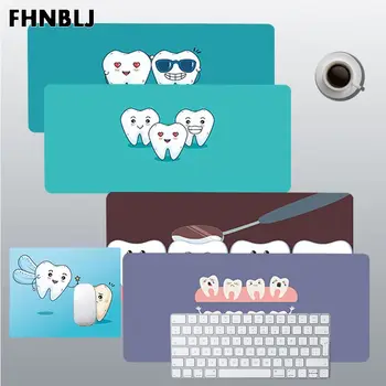 FHNBLJ Dentist Dinte Dinți Non Alunecare PC Anime Frumos Mouse pad Mat Dimensiuni mari Margine de Blocare Viteza Versiune de Joc Pad Tastatură