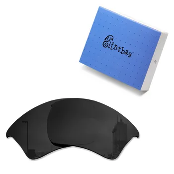 Glintbay Precise-Fit Avansate Negru Lentile de Înlocuire și de Cauciuc Negru kit pentru Oakley Half Jacket 2.0 XL ochelari de Soare