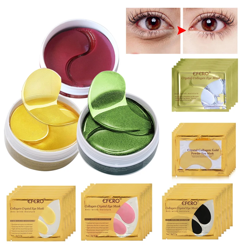 Masca Colagen pentru ochi - 30 buc - PureDerm - Tratament facial