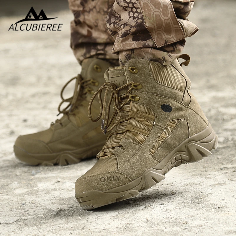 Cumpara Bocanci de armată bocanci militari pentru tactice cizme zip armata tactice de lupta deșert cizme pantofi de siguranță de zăpadă iarna din piele toamnă | Mall ~