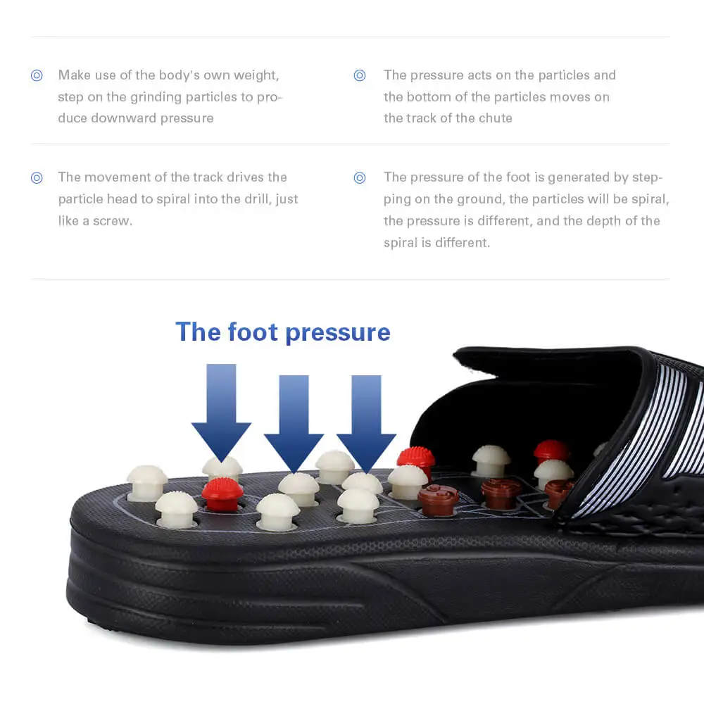 judge molecule Condense Cumpara Picioare papuci de masaj reflexoterapie terapie acupunctura masaj  de mers pe jos de piatră pantofi acupunctura pietruite massageador sandale  | Mall ~ Funkit.ro