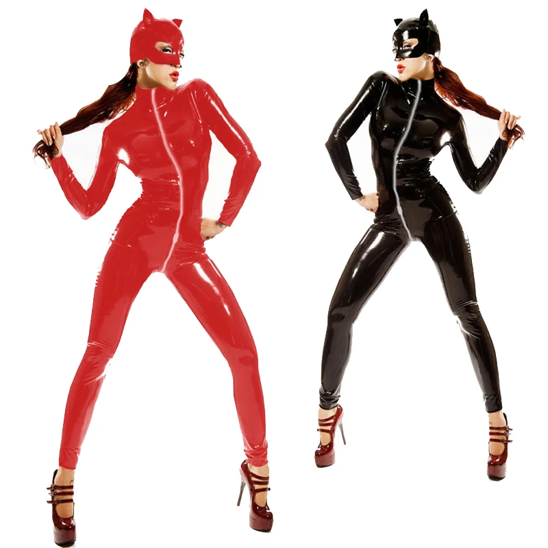 Juggling Egyptian threaten Cumpara S-2xl vânzare fierbinte pisica femeie copsplay costum negru roșu  pvc piele salopeta sexy catwoman catsuit costum de halloween cu masca |  Femei îmbrăcăminte Exotic ~ Funkit.ro