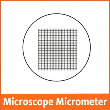0,2 mm DIV Etapa de Sticlă Ocular Obiectiv Slide Scale de Măsurare Microscop cu Micrometru de Calibrare Conducător pentru Microscop