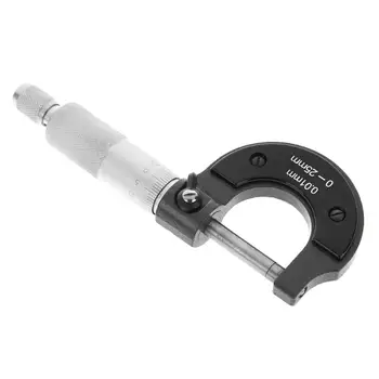 0-25mm/0.01 mm Micrometru de Exterior Gauge Șubler cu Vernier Ecartament de un Metru Micrometru Oțel Carbon Instrumente de Măsură