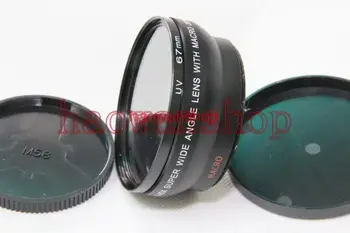 0.45 x 58mm Unghi Larg cu Macro LENTILE de Conversie pentru Nikon D3200, D5200 D3100 D3000 D5000 D40 D600 D90
