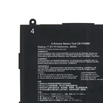 0B200-00310200 C21-TX300P Original Baterie Laptop pentru Asus Transformer Book TX300 TX300CA 7.6 V 38WH 5000mAh