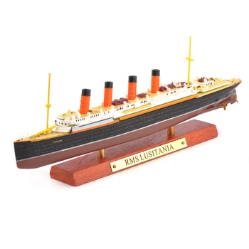 1/1250 Scară turnat sub presiune Franța și Normandie&RMS Lusitania&RMS TITANNIC Vapor de Croazieră Navă Model de Colectie Copil Jucarii Cadou