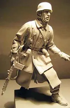 1/16 vechi de Infanterie în luptă în timpul iernii (FĂRĂ BAZĂ ) Rășină figura truse Model in Miniatura gk Unassembly Nevopsite
