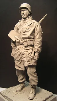 1/16 vechi sta omul cu haina (FĂRĂ BAZĂ ) Rășină figura truse Model in Miniatura gk Unassembly Nevopsite