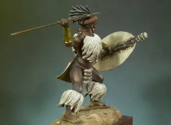 1/18 90MM războinic antic stand (CU BAZĂ ) Rășină figura truse Model in Miniatura gk Unassembly Nevopsite
