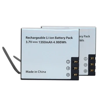 1/2 buc 1350mAh 3.7 V Li-ion de Reîncărcare a Bateriei Pentru EKEN H9R H8R H3R H9 H8 H8pro H3 SJCAM SJ4000 Camera de Acțiune Bateria