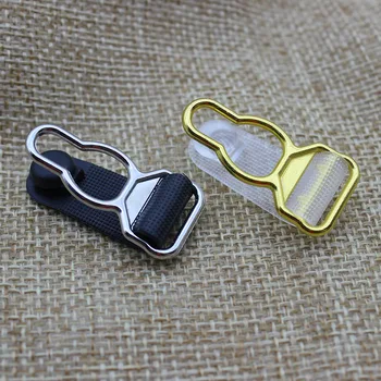 1.2 cm Jartiera clip Îmbrăcăminte clip accesorii de Îmbrăcăminte Cusut Consumabile Metal+ PP suspensor clip 30 buc/lot