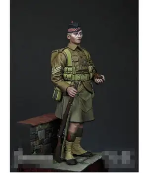 1/24 75MM Highlanders vechi , 75mm (FĂRĂ BAZĂ ) Rășină figura truse Model in Miniatura gk Unassembly Nevopsite