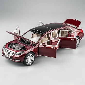 1:24 Turnat Sub Presiune Model De Masina De Metal Vehicul Jucărie Lung De Mașini De Jucărie De Sunet De Lumină Trage Înapoi De Simulare Auto Aliaj Masina Ornamente Mașină De Jucărie Pentru Copii Cadouri