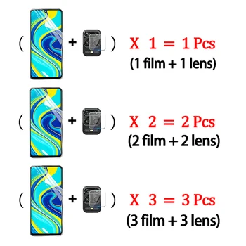 1-3 buc, hidrogel film pentru redmi notă 9pro moale de sticlă redmi9 9c nota 9 pro ecran protector redmi 9 s note9s xiaomi redmi 9a