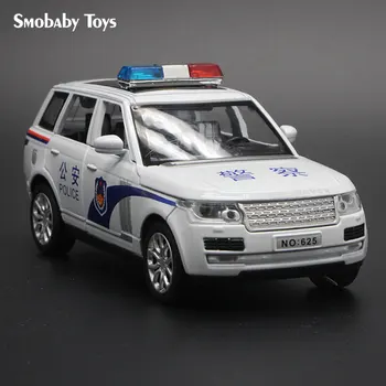 1:32 Aliaj Range Rover Police Car Suv De Lux Reale Policecar Jucării Mașină Specială De Muzică Lumini De Modelul De Masina Pentru Copii Cadouri De Înaltă Calitate