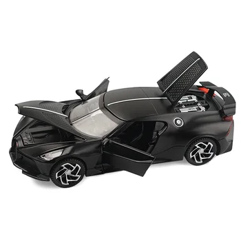 1:32 Mașină De Jucărie Model Bugatti Lavoiturenoire Jucărie Aliaj Masina Diecasts Auto Vehicule Model In Miniatura Scara Model Auto Jucarii Pentru Copii
