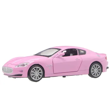 1:32 roz aliaj masina sport model mănânce carne de pui acelasi model de jucărie pentru copii model de masina pentru cadouri