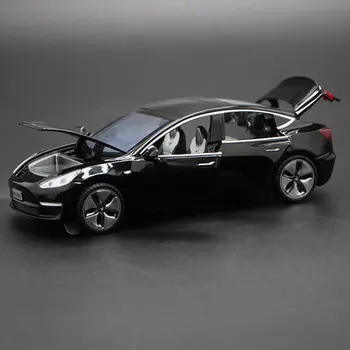 1:32 Tesla MODEL 3 Aliaj Model de Masina Diecasts & Vehicule de Jucărie Mașini de Jucărie Copil Jucării Pentru Copii Cadouri pentru un Băiat Jucărie