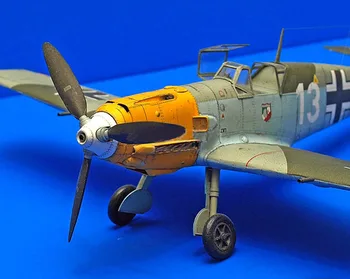 1:33 germane BF-109 E-4 Fighter 3D DIY Hârtie Model de Carte de Clădire Seturi de Constructii jucarii Jucarii Educative Model Militar