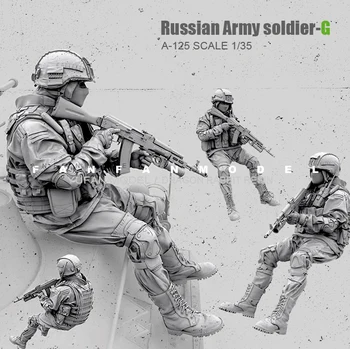 1/35(50mm) Rășină Figura Kituri rusă Modernă soldat al Forțelor Speciale de auto-asamblat-O-125