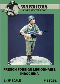 1/35 francez de Externe Legionar Iddochina Rășină Figura RĂZBOINICI #35291 Neasamblate Necolorat