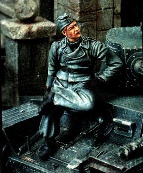 1/35 om vechi ofițer sta Rășină figura truse Model in Miniatura gk Unassembly Nevopsite