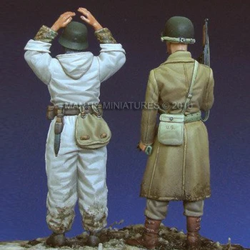 1/35 predea Rășină kit de soldați GK temă Militară din al doilea RĂZBOI mondial Scena combinație Neacoperite de Nici o culoare