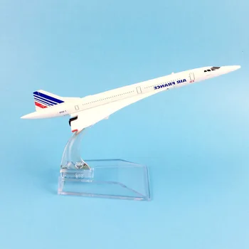 1/400 16cm turnat sub presiune Air France Concorde Avion Avion Avion Model de Copii Cadou
