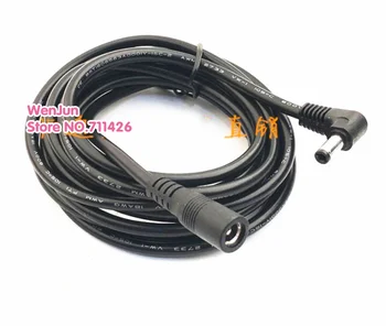1,5 M/3M/5M cot 19V putere cablu de extensie DC 5.5*2.5 sex masculin la feminin cablu de alimentare DC 5.5x2.5mm pentru notebook / Proiector 1buc/lot