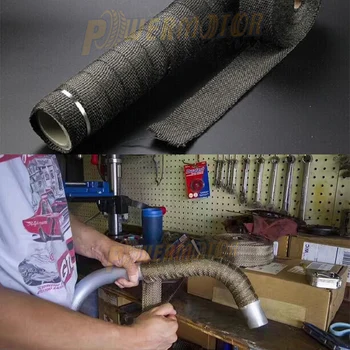 1,5 mm*50mm*10m de Evacuare a Căldurii 10M Pipe Heat Shield Termo Turbo Folie Banda De Admisie Intercooler Izolație Reflectorizante Kit-W1