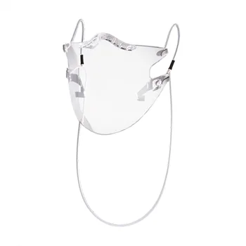 1-5PCS Adult Transparent de buze Vizual limba Scut Masque Durabil Masca de Plastic Anti-Ceață Reutilizabile Clar Scut mascarillas