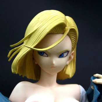 1/6 Scară DBZ SCLIPICI SCLIPICIUL Android 18 Jacheta Stau Goala Sexy Rășină GK Model Colecție de figurine Anime Cifre