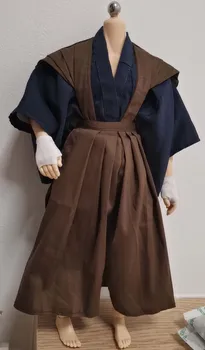1/6 scară Samurai Kamishimo Kimono Kami Najajuban Shimo Tabi Waraji Îmbrăcăminte set pentru 12in de sex Masculin Soldat Acțiune Figura Jucarii