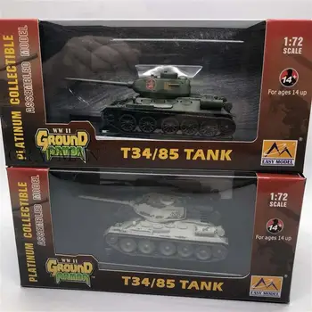 1/72 Russian T-34/85 Tanc Irakian Vietnam Eqyptian Rezervor Armată Terminat Modelul Easymodel Jucărie