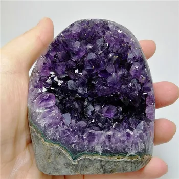 1 buc 260-1000g tog calitate hote uruguary ametist violet închis cluster natural geode de ametist chakra cristal decor