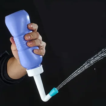 1 buc 450ml de Igiena Feminina Cur Anus Curățare Portabil Bideu Femeile Gravide Vaginale de spălat fundul mașină de spălat Sticla Returnabile