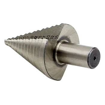 1 BUC 5-35 mm HSS Rotund Coadă Pas Con Burghiu freză Cutter Lemn Metal Instrument de Foraj