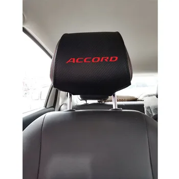 1 buc Auto Tetiera Capac cu Buzunar Pentru Honda ACCORD din Fibra de Carbon Auto Seat Cazul Confortabil Accesorii Auto