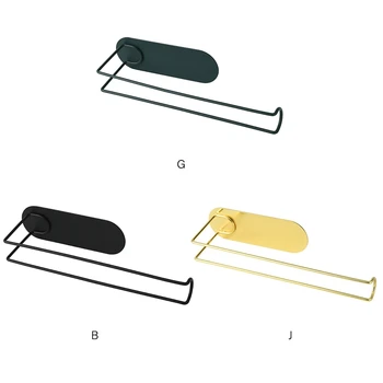 1 buc Bucatarie Rack de Stocare șervețel de Hârtie Rack pentru Rola de Hârtie Raft Liber Perforat panou de Perete Pentru Ulei Absorbant de Hârtie / folie de plastic