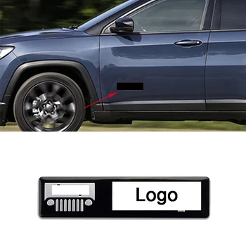 1 BUC caroserie Autocolant pentru Logo Jeep Grand Cherokee Patriot Libertate Wrangler Busola JL Spate din Aliaj Portbagaj Emblema, Insigna Accesorii