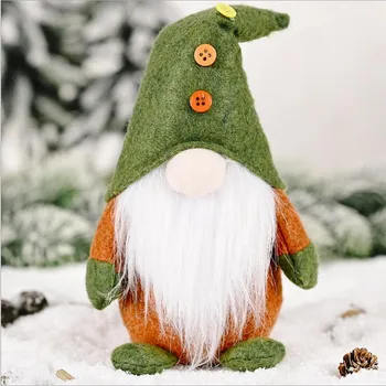 1 BUC de Crăciun Acasă Mobilier de Ziua de nastere Cadouri Pentru Vacanță de Familie Decor de Pădure fără Chip Bătrân Tricotate Pălărie în Picioare Figura