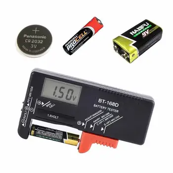 1 buc Display LCD BT-168D Digital Tester Baterie Capacitate Instrument de Diagnosticare Verificați 9V 1.5 V AAA AA Celule Buton Universal monitor