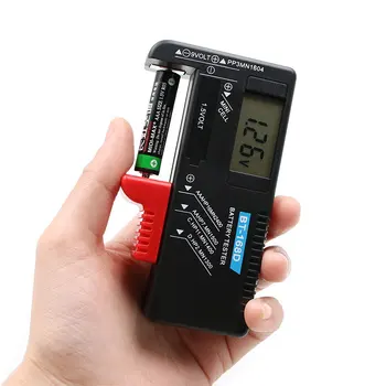1 buc Display LCD BT-168D Digital Tester Baterie Capacitate Instrument de Diagnosticare Verificați 9V 1.5 V AAA AA Celule Buton Universal monitor