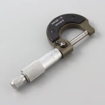 1 buc Exterior Micrometru 0-25mm Instrument de Măsurare 0,01 mm Ecartament Metric Exterior Micrometru Instrument Cu Metal Pentru Mechanist Etrier Instrument